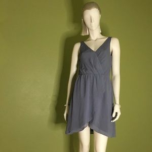 Blue gray dress